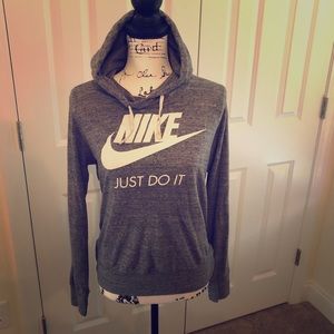 Gray Nike Long Sleeve Shirt